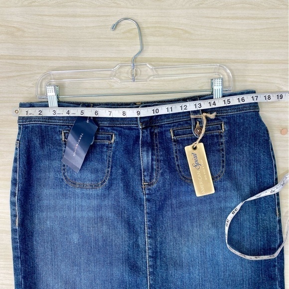 Tommy Hilfiger Denim Jean mini skirt size 12 NWT - Picture 11 of 14